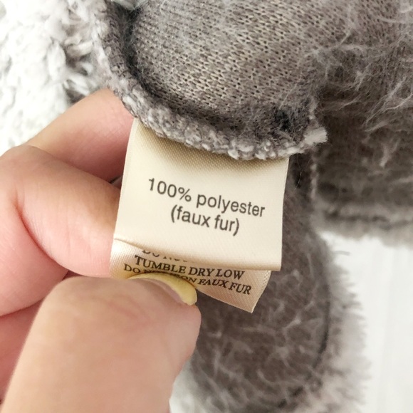 Dylan Cowl Neck Sherpa Fuzzy Pullover Gray Size Medium - Picture 7 of 7